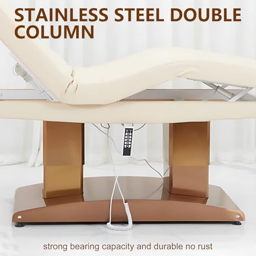 Larnavo Massage Table-Electric Massage Table with Luxury Double Column Design, Beauty Bed Includes One-Button Lifting, Intelligent Heating - Image 6