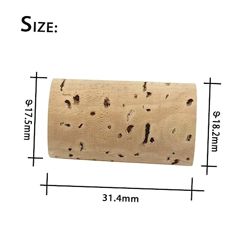 ULDIGI Flute Cork Plug Set 2 Natural Corks for Flute Headjoint and Repair Accessories - Thumbnail 4