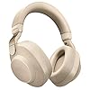 Jabra Elite 85h Wireless Noise-Canceling Headphones, Gold Beige – Over Ear Bluetooth Headphones Compatible with iPhone…