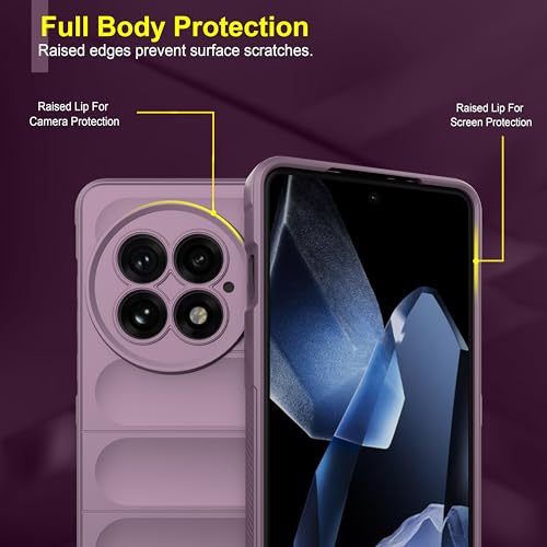 Image of Zapcase Back Case Cover for OnePlus 13 5G | Compatible for OnePlus 13 5G Back Cover | Liquid Silicon Magic Case with Camera Protection | Lavender