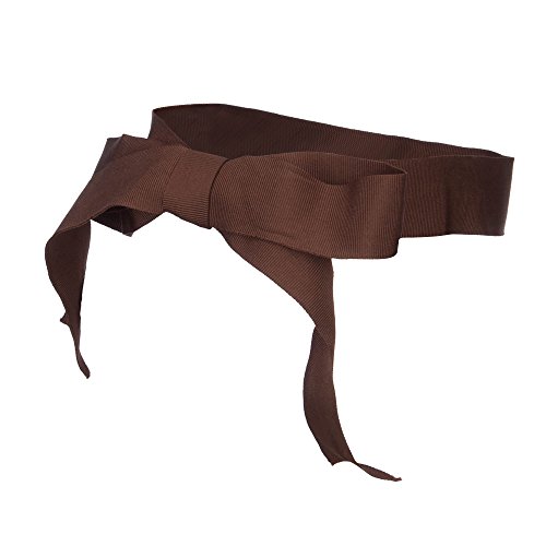 LTC Ribbon Bow Hat Band - Brown OSFM