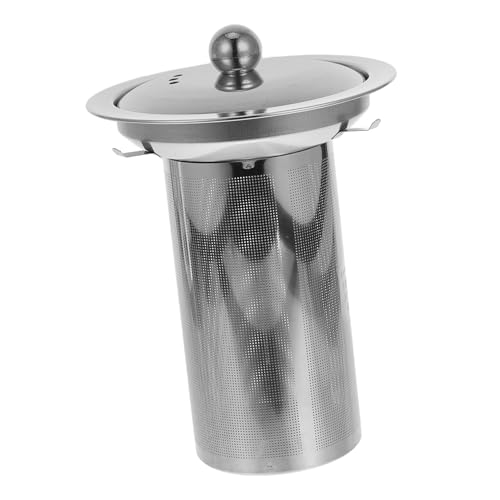 Cabilock Tea Leak Tea Stand Tea Accessories Mesh Tea Infuser Small Tea Nit Casters Hole- Hook Markless Hook Mesh Teapot 304 Stainless Steel Silver