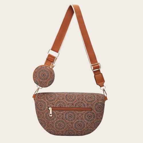 Image of Small Shoulder bag Crossbody waist bag women's chest bag Casual crossbody bag shoulder bag