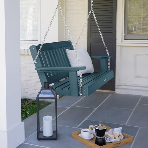 Image of highwood AD-PORL2-NBE Lehigh Porch Swing, 4 Feet, Nantucket Blue