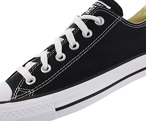 Converse Chuck Taylor All Star Low Top, Black White/Canvas, 9.5 Women/7.5 Men2