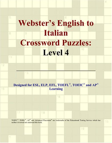Buy Webster's English to Italian Crossword Puzzles: Level 4 — BookShops.in