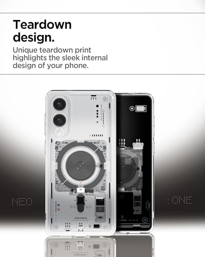 Image of Spigen Ultra Hybrid MagFit | Samsung Galaxy S25 Edge Case [MagSafe] [Transparent] Galaxy S25 Edge Back Cover | TPU+PC - Neo One