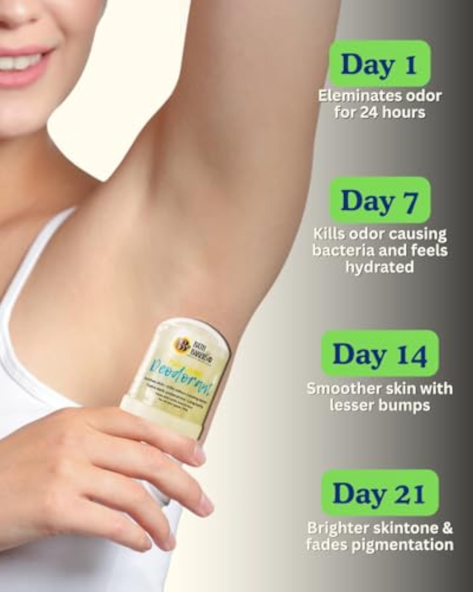 Pure Alum Crystal Roll On Natural Deodorant