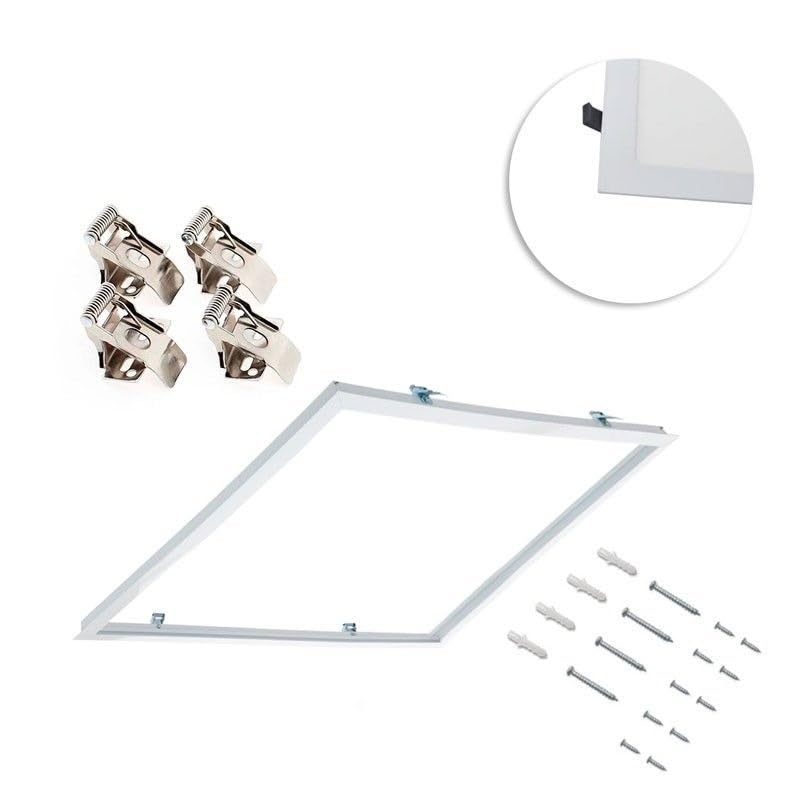 Panneau LED encastrable WIFI SMART RGB/RGBW + CCT - 60 x 60 cm - 40 W - Avec kit de montage