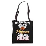 My Favorite Players Volleyball Basketball Soccer Mimi Tote Bag