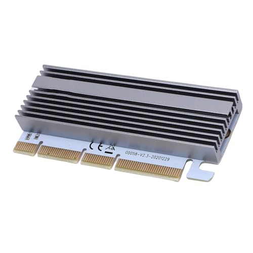 a X8 X4 Scheda Adattatore velocità di Trasferimento Ultra Veloce Dissipatore di Calore Luci Multicolori Supporta 2230 2242 2260 2280 M.2 NVME alluminio solid state drive pci-express x16