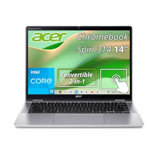 Image of Acer Spin 314 Chromebook CP314-2HN-39K7 i3-N305 8GB RAM 128GB Storage