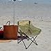 kowaku Camping Chair Folding Chair Portable Practical for Adults with Storage Bag for Backyard Barbecue Sporting Events Lawn Travel, Khaki