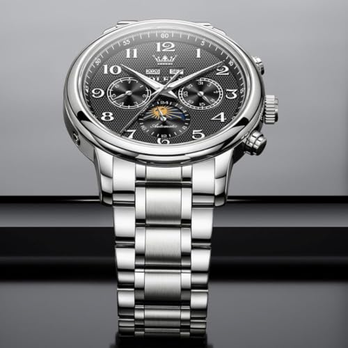 Image of OLEVS Watches for Men Automatic Mechanical Self Winding Watch Business Dress Wrist Watch