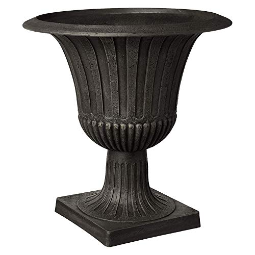 PSW G50BK 849637002373 Worthington Urn, 20 by 21", Black, Inches