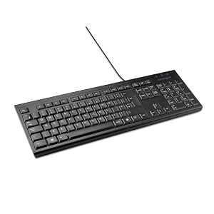 Kensington- wired keyboard for PC, Laptop, Desktop, Computer, notebook. USB Keyboard compatible with Dell, Acer, HP, Samsung and more, with UK layout – Black (1500109)