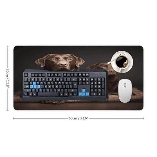 Mouse Pad Grande de Goma Estilo Labrador miniatura 2