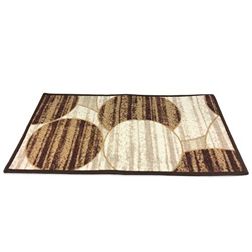 ZAP Alfombra passatoio Antideslizante Carril Rectangular para la Cocina Varios Tamaños 0825 - Crema, 57x380cm