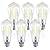 ORALUCE LED Edison Light Bulb 60 Watt Equivalent E26,Vintage Light Bulbs 6W 5000K Daylight White 700 Lumen, ST64 / ST21 Antique LED Filament for Ceiling Light Fixture, Non-dimmable, 6 Pack