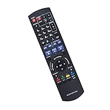 GHUST N2QAYB000508 IR6 Remote Control Replacement for Panasonic Blu-ray Disc DVD Player DMP-BD55 DMP-BD55K DMP-BD60 DMP-BD601 DMP-BD601K DMP-BD605 DMP-BD605K DMP-BD60K DMP-BD65 DMP-BD655 N2QAYB000378