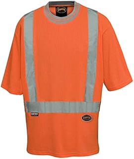 Pioneer Women Stretch Comfortable High Visibility Safety T Shirt, Orange, M, V1052550-M