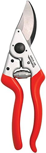 Corona BP 4840 Forged Steel Aluminum Handles Bypass Hand Pruner - 1 inch Cut Capacity Stem and Branch Garden Shears, Red