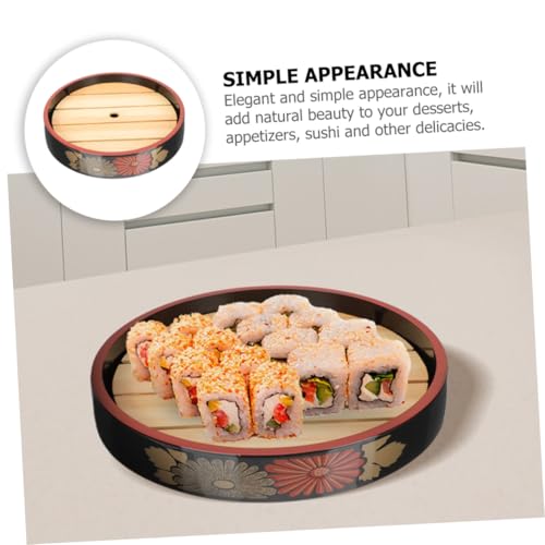 Plato reutilizable para sushi con bandeja de drenaje miniatura 3