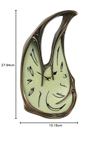Reloj de la chimenea Dali Veronese ideal para decorar mesas de centro de salones modernos 6