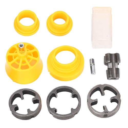 PVC Pipe Thread Maker PVC Pipe Threader Kit 1/2in 3/4in 1in Sizes Electric Drill Compatible PVC Pipe Threading Tool