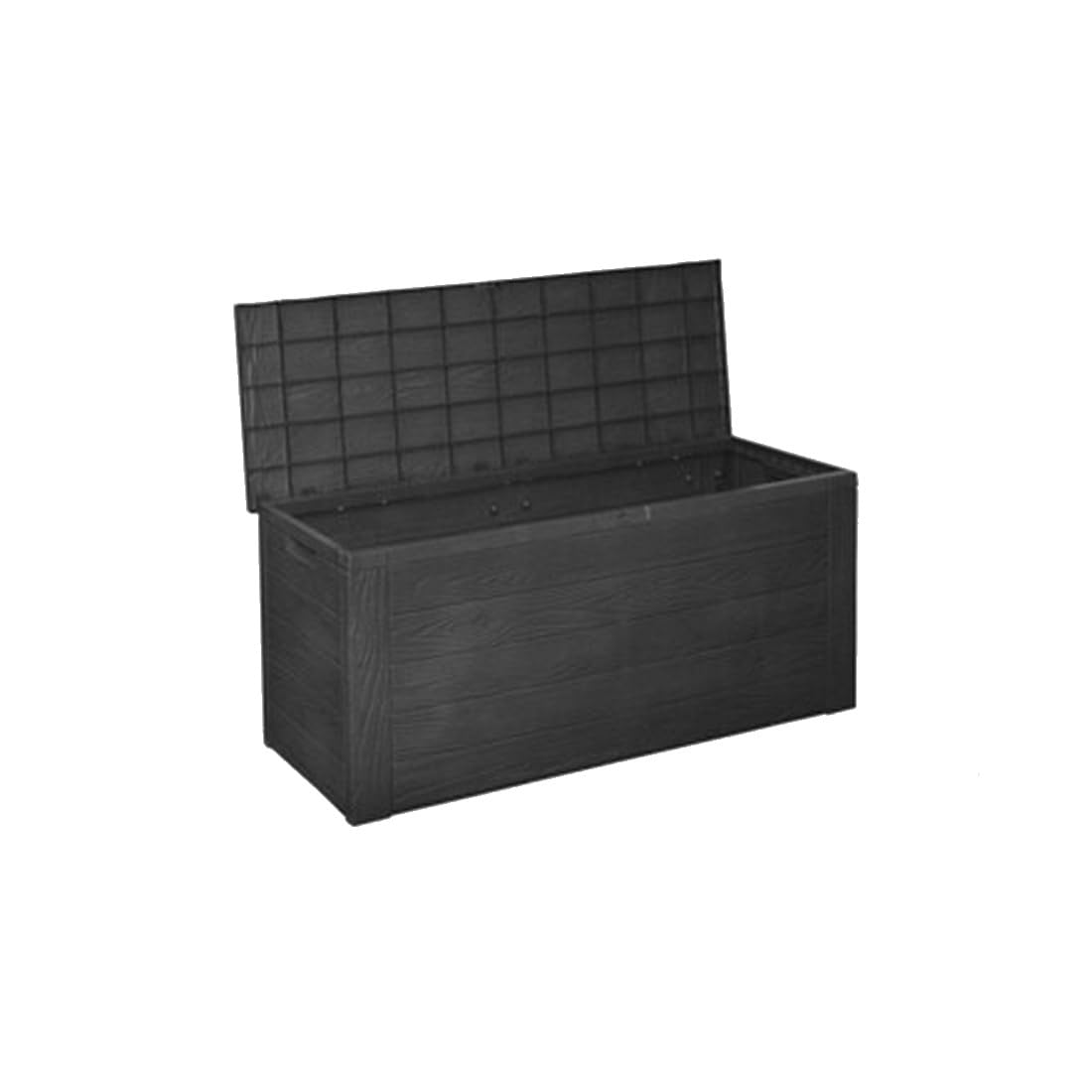 Acomoda Textil - Baul de Almacenaje Exterior 300 Litros 120x45x57 cm Arcon para Jardin Terraza o Balcon Caja para Cojines Herramientas y Accesorios de Exterior Tapa Abatible. — view 4