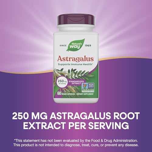 Nature's Way Astragalus Premium Extract, Supports Immune Health*, 60 ct - image 4