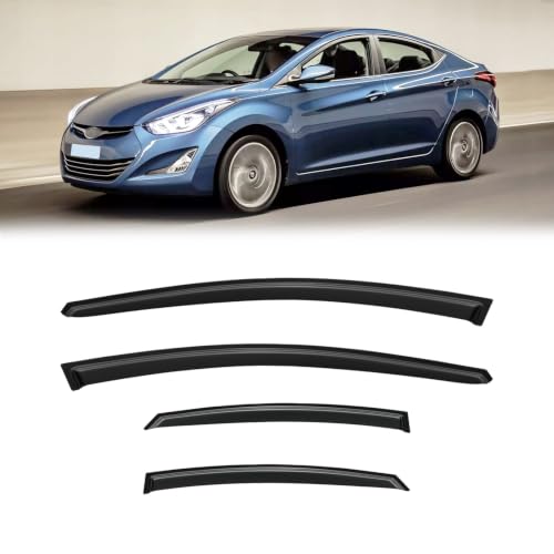 Image of Rain Guards Window Visor for Hyundai Elantra Sedan 2011-2016 (Excludes GT)