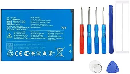 Replacement Battery For Tracfone Alcatel Raven A574BL - 2000mAh Li-ion TLi020F1 TLi020F2