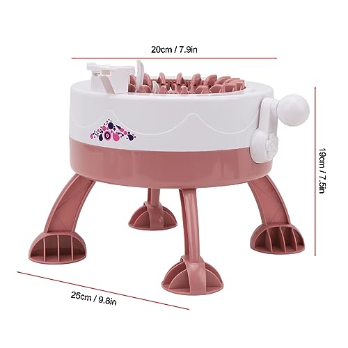 Máquina de tricô Com 20 Agulhas, Tear de Tecelagem Inteligente, Máquinas de tricô Giratórias Redonda