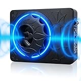 CAMECHO Subwoofer de Voiture 10 Pouces 1200 W à Installation sous Le siège, Inverseur de Phase 180°, Basses puissantes de 12 DB, Filtre Passe Bas 50 Hz 150 Hz, subwoofer Audio de Voiture 10 V–15 V
