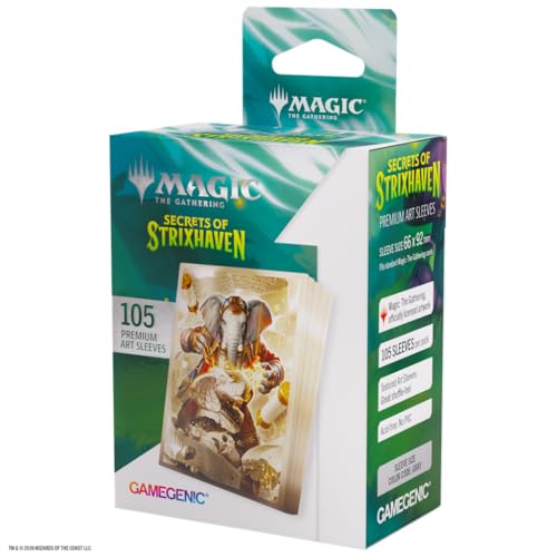 Magic: The Gathering | Secrets of Strixhaven Premium Art Sleeves - Quintorius, History Chaser