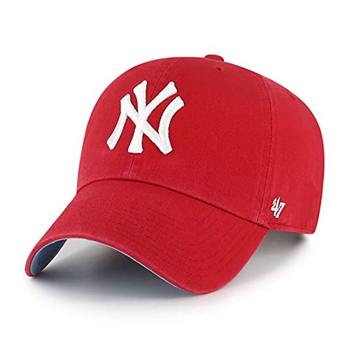 Gorra baseball '47 New York Yankees roja con visera azul miniatura 1