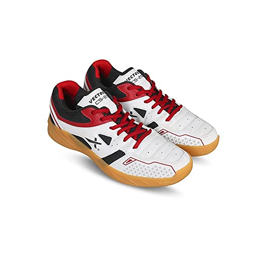 Vector X Court Shoe Men Badminton Shoe Non Marking Sole (6) - White (B09HMHYNML) Amazon Price History, Amazon Price Tracker