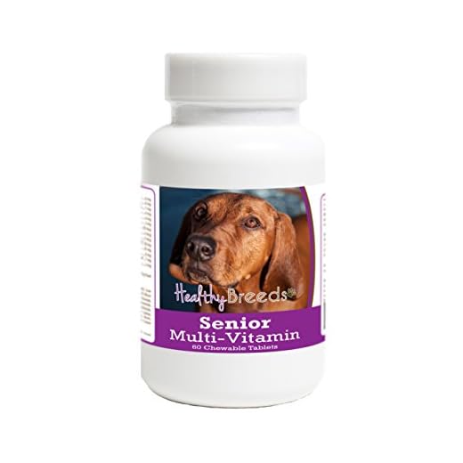 Healthy Breeds Redbone Coonhound Senior Dog Multivitamin Tablets 60 Count