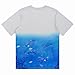 Guy Harvey Boy's Short Sleeve Performance Shirt with 30+ UPF Sun Protection, Microship/Stingray, Large
