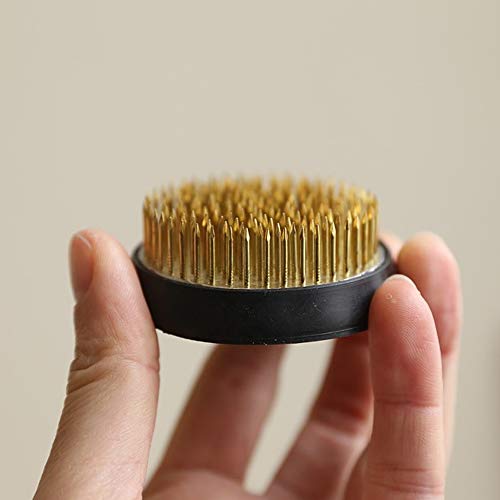 SteelFever Hochwertigem Blume Frosch rund Halterung für Arrangements, Größe 6 x 6 cm Blumensteckiggel