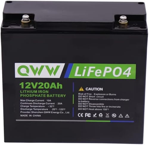 Batería 12V20Ah LiFePO4 12.8V20AH (celda de grado A)