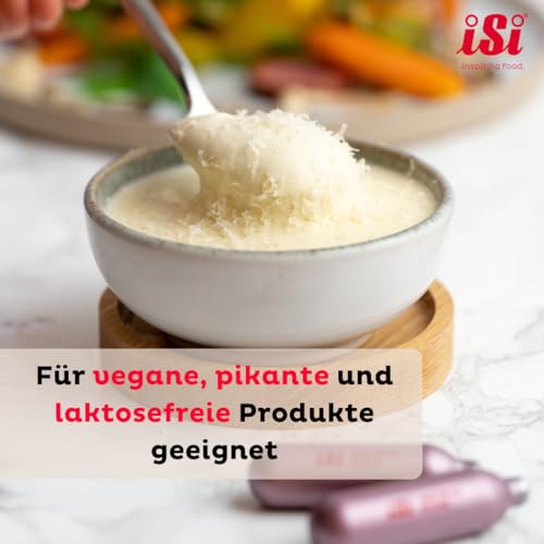Foto von iSi Sahnekapseln für Sahnespender, Professional Charger, 10 Stück, Recycelbare N2O Sahne Kapseln für iSi Sahnespender, HACCP-zertifiziert, Lila, 10er-Packung