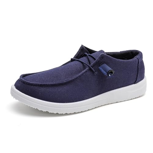 Image of betyswear Womens Loafers Women Shoes Casual Slip-On Canvas Shoes Breathable Lightweight Boat Shoes for Women