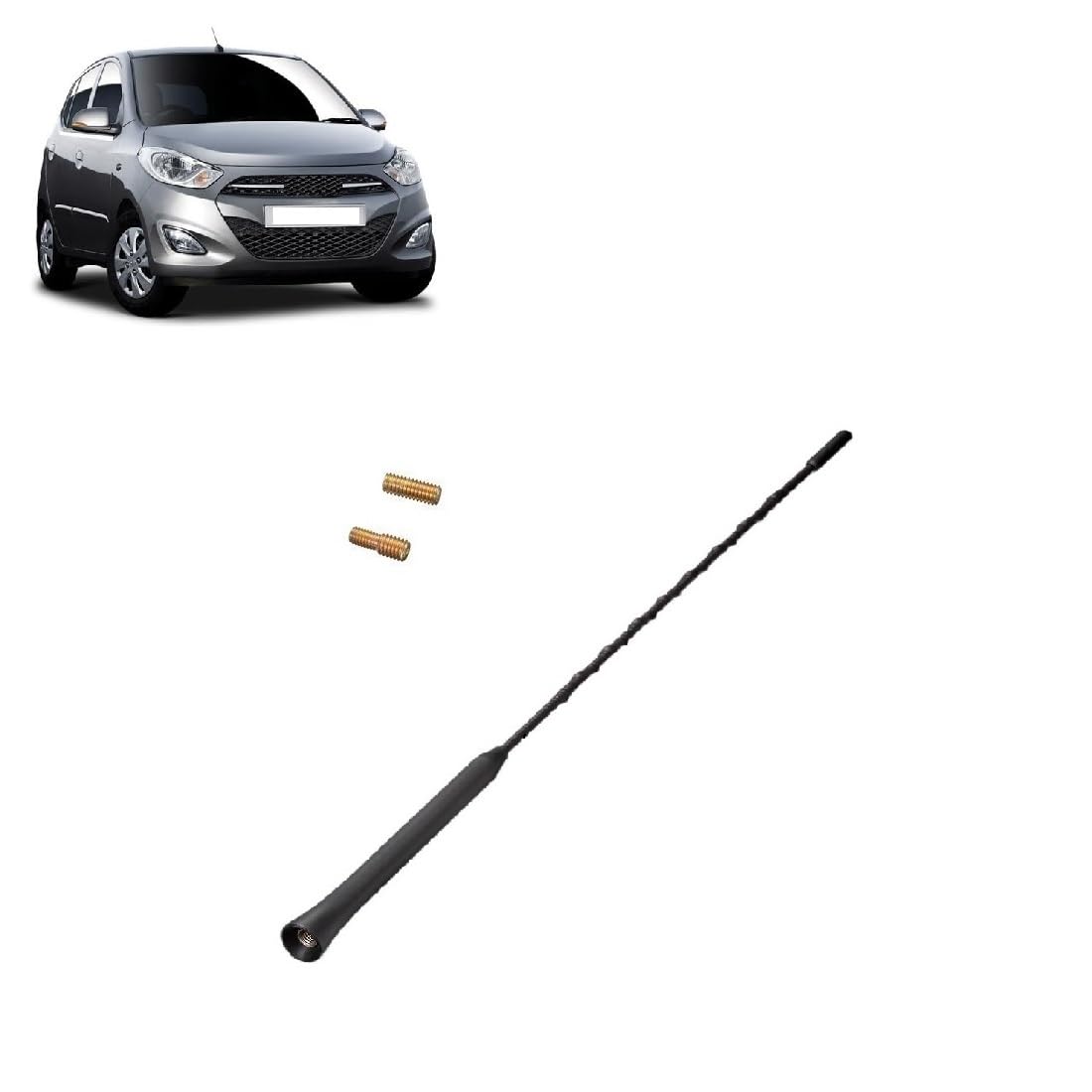 Antenna Replacement Rod Audio Radio FM/AM Car Roof Antenna Rod Compatible with (H y u n d a i i10)-image-2