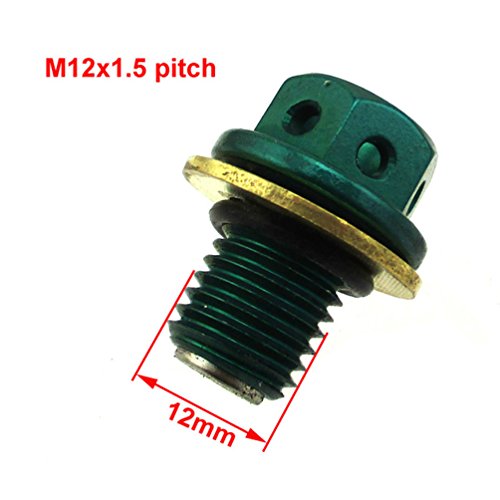Xljoy 2Pcs Engine Magnetic Oil Drain Bolt Plug For 50Cc 70Cc 90Cc 110Cc 125Cc Crf50 Pit Dirt Bike Ssr Sunl Atv #TOP1