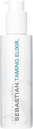 Sebastian Professional Taming Elixir Serum for Hair Smoothing | 140 ml | Heat Protection &amp; Anti-Frizz Hair Serum | With Es...