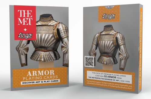 Lingo The Met Collection Of Armour Playing And Educational Cards | 52 Count Deck Of Playing Cards | Art Flashcards With Key Trivia | The Metropolitan Museum Of Art Collection Cards #TOP6