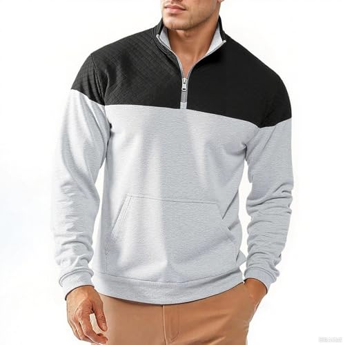 Sweat shirt col montant blanc zippé à manches raglan respirantes