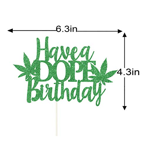 Have a Dope Birthday Cake Topper, Marijuana Birthday Cake Topper, 420 Birthday, Dope Birthday Party Decoration 2 Have a Dope Birthday Cake Topper, Marijuana Birthday Cake Topper, 420 Birthday, Dope Birthday Party Decoration - Image 3